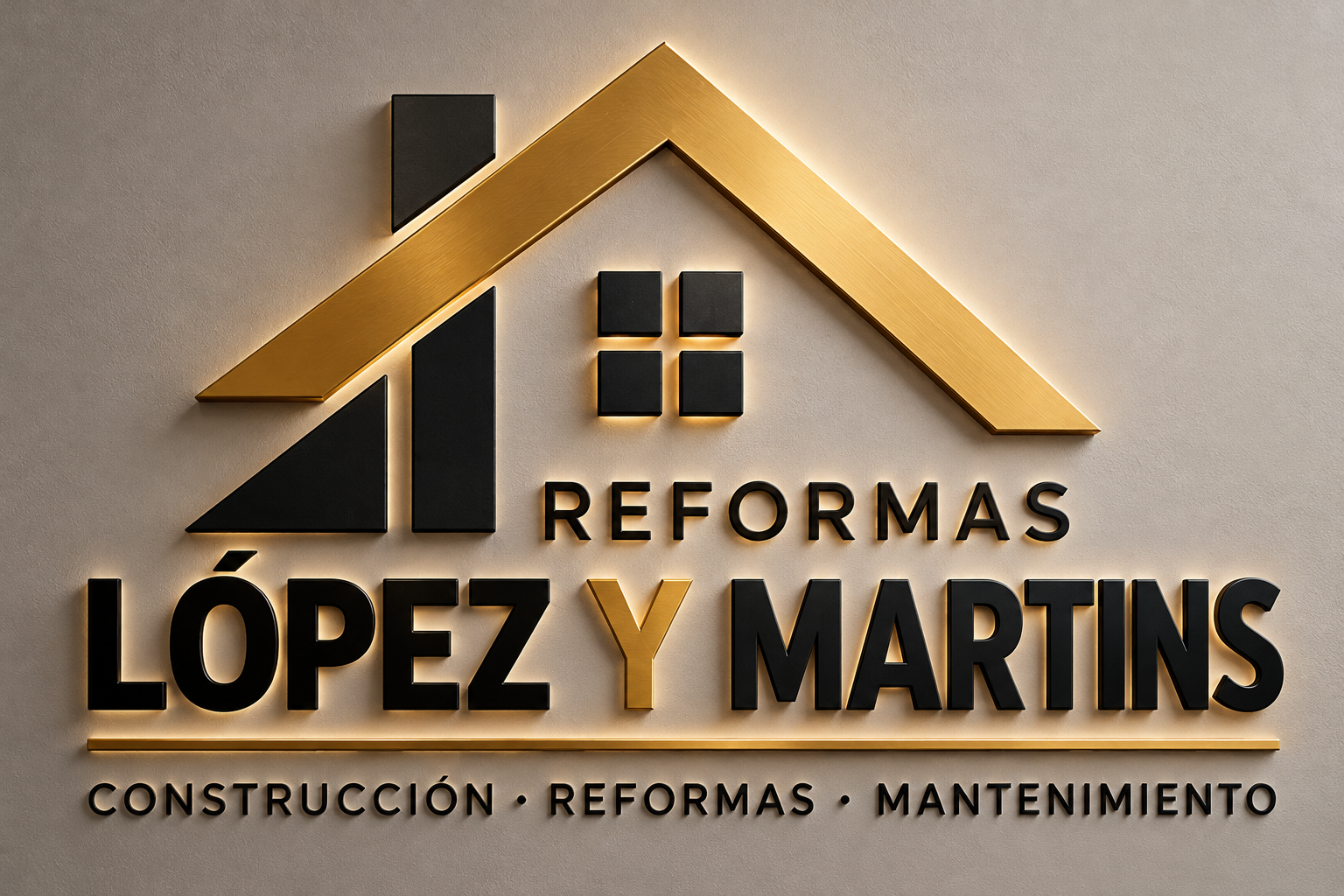 Logotipo Reformas López y Martins